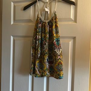 Mustard Paisley Racerback Top